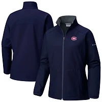 Columbia Montreal Canadiens Kruser Ridge II Shoftshell Full-Zip Jacket