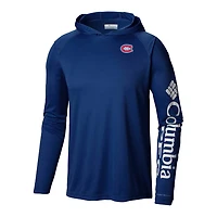 Columbia Montreal Canadiens Terminal Tackle Omni-Shade Raglan Pullover Hoodie