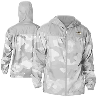 Columbia Nashville Predators Camo Flash Challenger Omni-Shade Full-Zip Hoodie Windbreaker Jacket