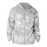 Columbia Nashville Predators Camo Flash Challenger Omni-Shade Full-Zip Hoodie Windbreaker Jacket
