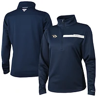 Columbia Nashville Predators Skiff Guide Fleece Omni-Shade Quarter-Zip Jacket