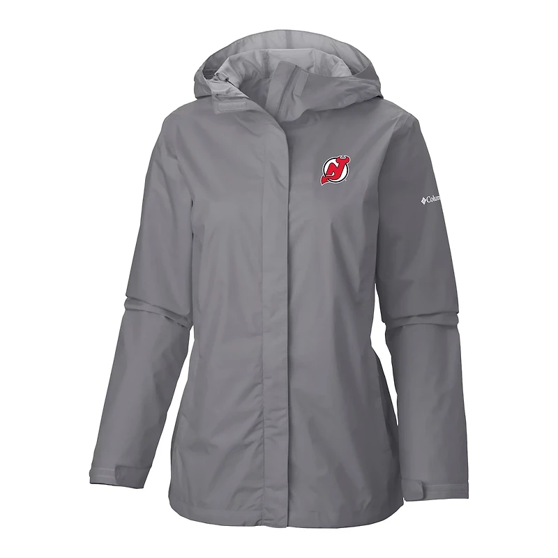 Columbia New Jersey Devils Arcadia Omni-Tech Full-Zip Hooded Rain Jacket