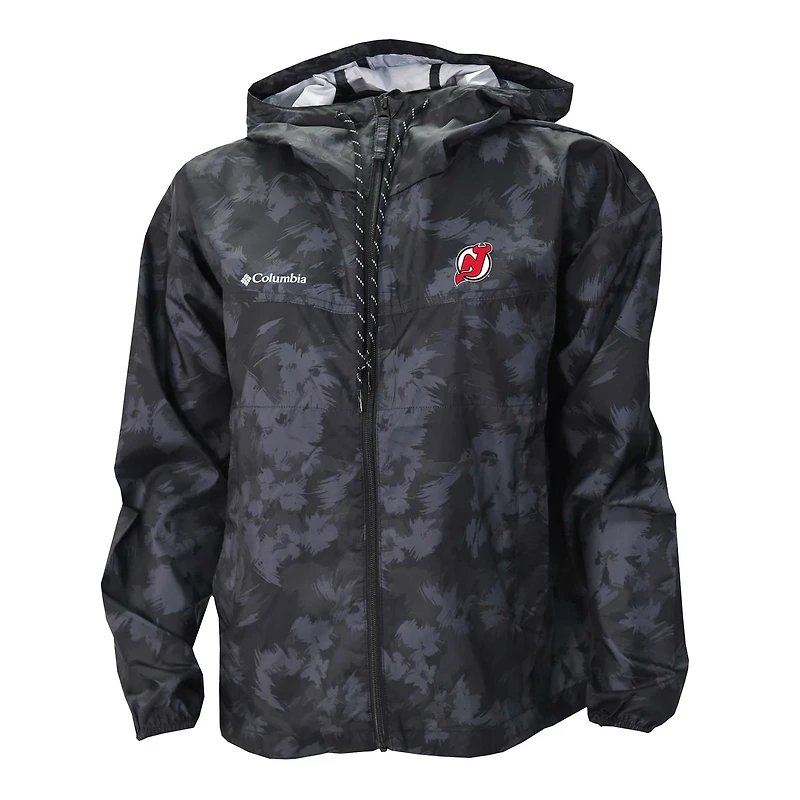 Columbia New Jersey Devils Flash Challenger Omni-Shade Full-Zip Windbreaker Jacket