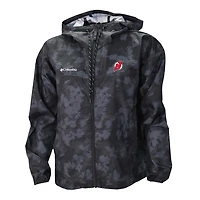 Columbia New Jersey Devils Flash Challenger Omni-Shade Full-Zip Windbreaker Jacket
