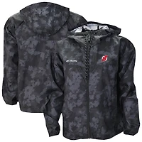 Columbia New Jersey Devils Flash Challenger Omni-Shade Full-Zip Windbreaker Jacket