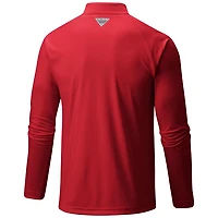 Columbia New Jersey Devils Terminal Tackle Omni-Wick Raglan Quarter-Zip Top