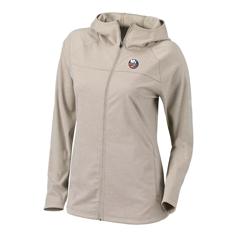 Columbia New York Islanders Half Shot Omni-Wick Raglan Full-Zip Hoodie