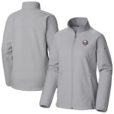Columbia New York Islanders Kruser Ridge II Shoftshell Full-Zip Jacket