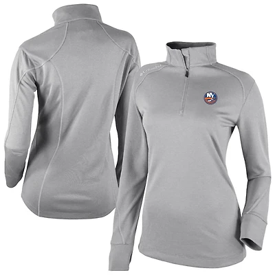 Columbia New York Islanders Shotgun Omni-Wick 20 Raglan Quarter-Zip Top