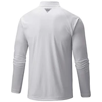 Columbia New York Islanders Terminal Tackle Omni-Wick Raglan Quarter-Zip Top