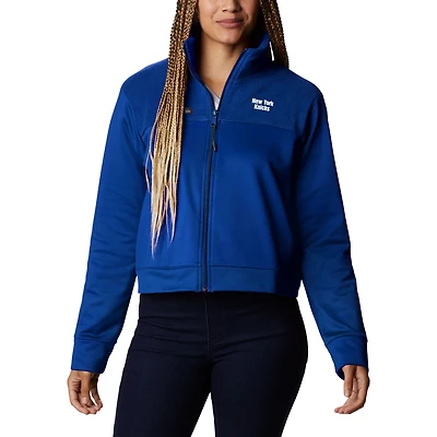 Columbia New York Knicks Omni-Wick Cropped River Fleece Full-Zip Jacket