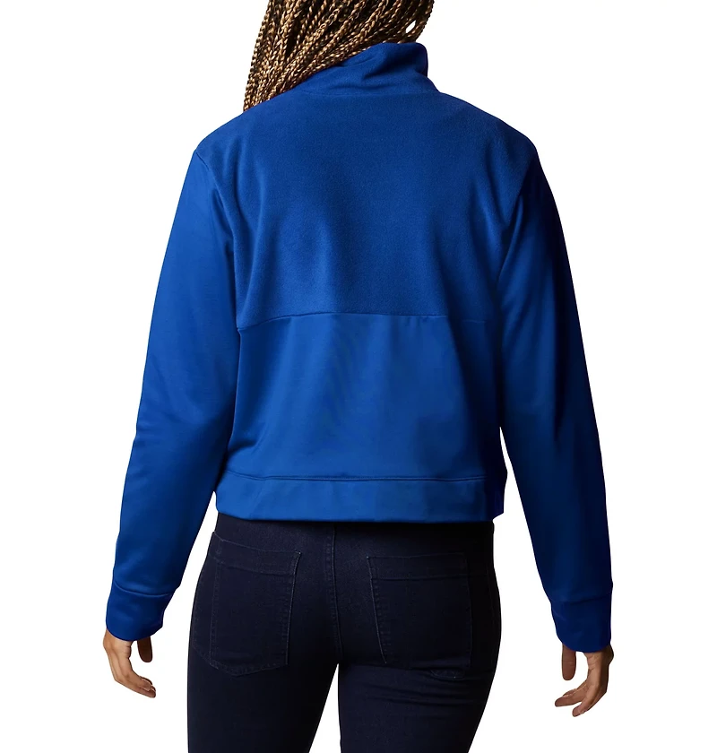 Columbia New York Knicks Omni-Wick Cropped River Fleece Full-Zip Jacket