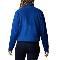 Columbia New York Knicks Omni-Wick Cropped River Fleece Full-Zip Jacket