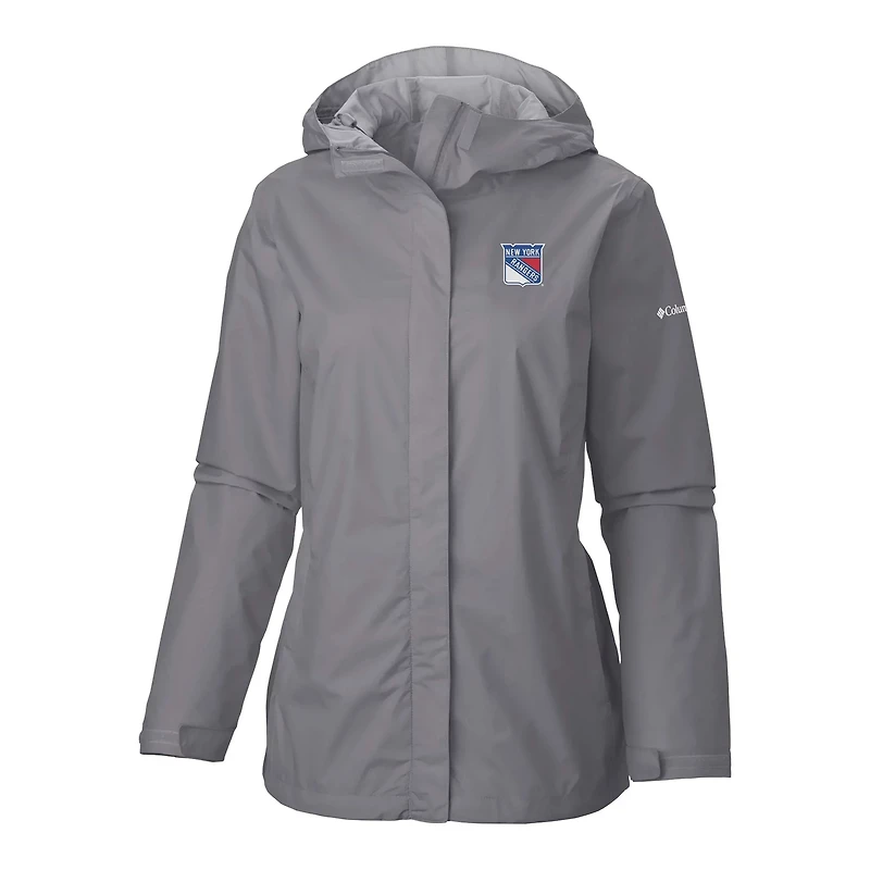 Columbia New York Rangers Arcadia Omni-Tech Full-Zip Hooded Rain Jacket