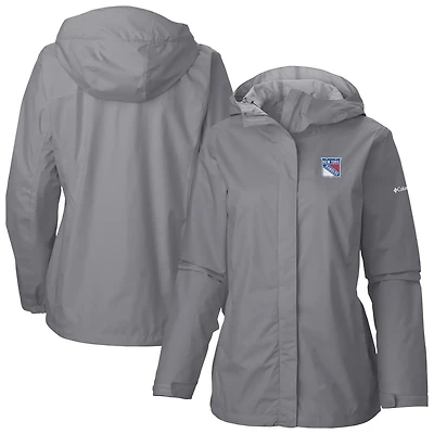 Columbia New York Rangers Arcadia Omni-Tech Full-Zip Hooded Rain Jacket