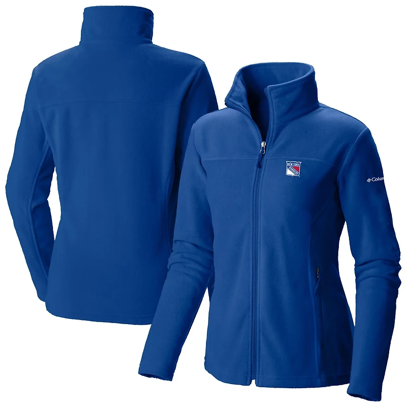Columbia New York Rangers Give Go II Fleece Full-Zip Jacket