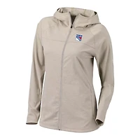 Columbia New York Rangers Half Shot Omni-Wick Raglan Full-Zip Hoodie