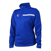 Columbia New York Rangers Skiff Guide Fleece Omni-Shade Quarter-Zip Jacket