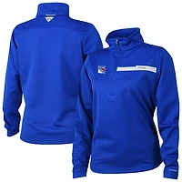 Columbia New York Rangers Skiff Guide Fleece Omni-Shade Quarter-Zip Jacket