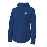 Columbia New York Rangers Sweater Weather Quarter-Snap Hoodie