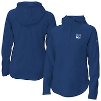 Columbia New York Rangers Sweater Weather Quarter-Snap Hoodie
