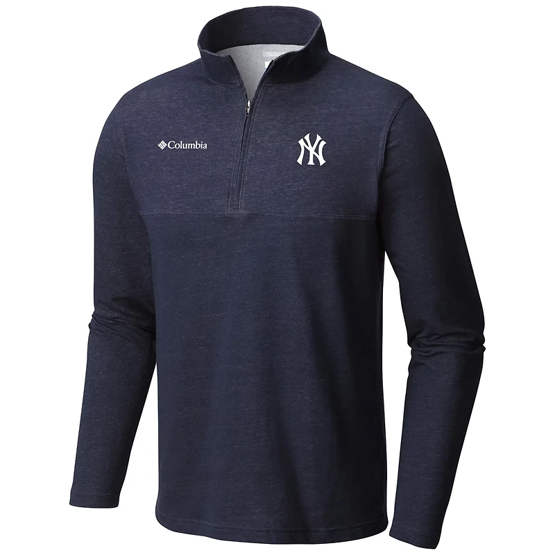Columbia New York Yankees Big Tall Rugged Ridge Half-Zip Pullover Top