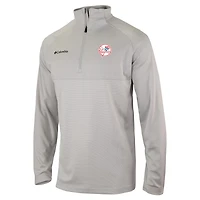 Columbia New York Yankees Omni-Wick Rockin' It Raglan Quarter-Zip Top
