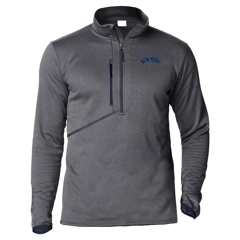 Columbia New York Yankees Park View Omni-Wick Half-Zip Top