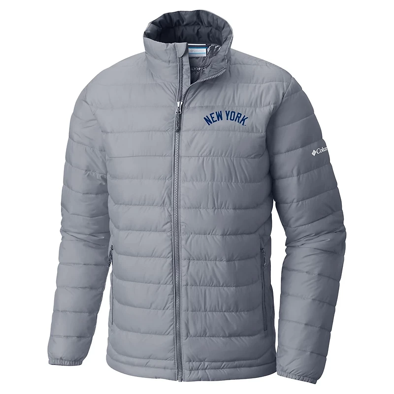 Columbia New York Yankees Powder Lite Omni-Heat Reflective Full-Zip Jacket