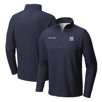 Columbia New York Yankees Rugged Ridge Half-Zip Pullover Top
