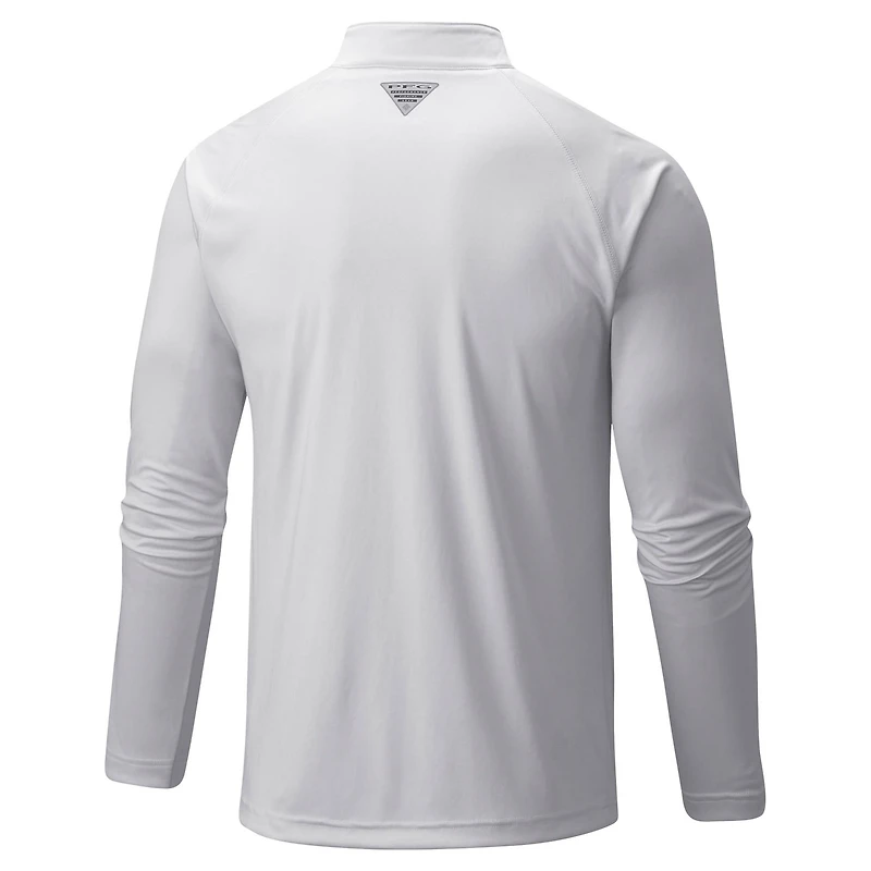 Columbia New York Yankees Terminal Tackle Raglan Omni-Shade Quarter-Zip Pullover Top