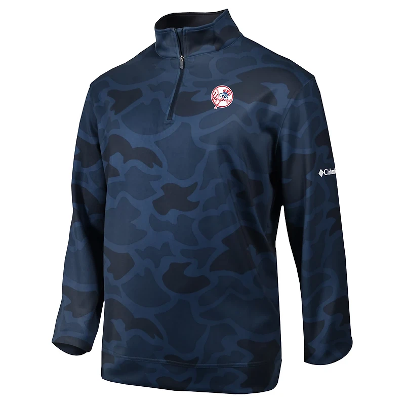 Columbia New York Yankees Wickham Hills Omni-Wick Quarter-Zip Jacket