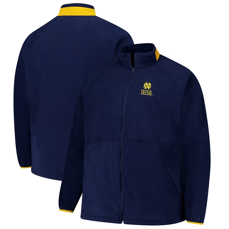 Columbia Notre Dame Fighting Irish Big  Tall Flanker IV Fleece Raglan Full-Zip Jacket