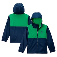 Columbia Notre Dame Fighting Irish Rainy Fields Lined Omni-Tech Full-Zip Hoodie Jacket