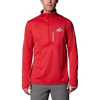 Columbia Ohio State Buckeyes Park View Grid Fleece Omni-Wick Half-Zip Jacket