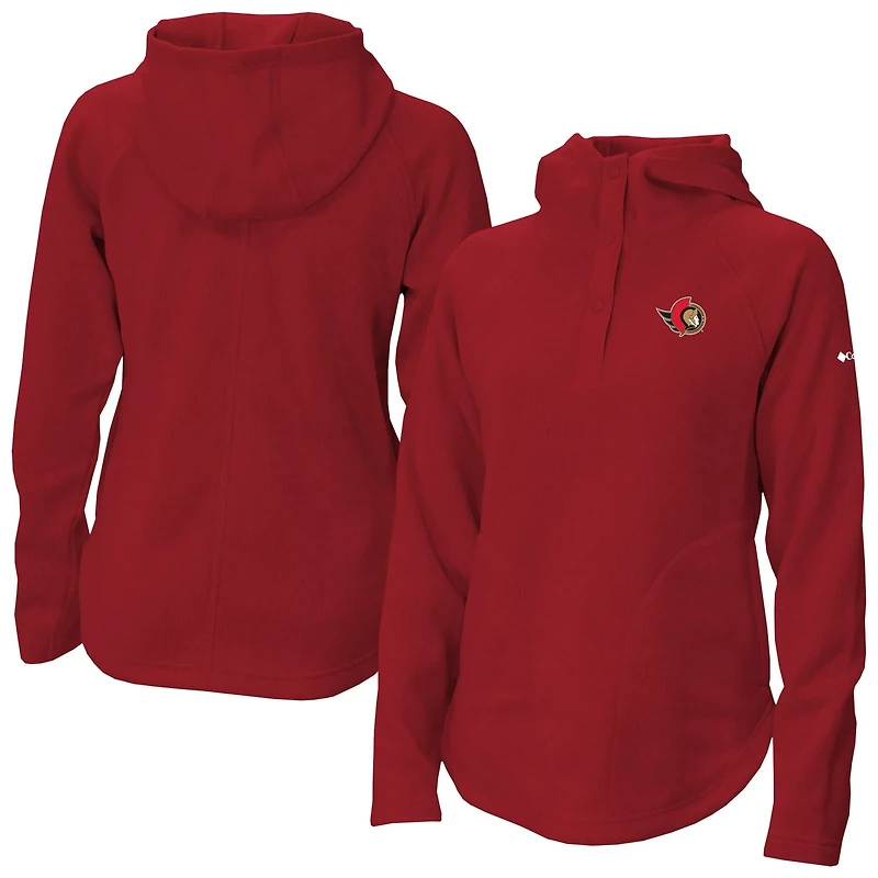 Columbia Ottawa Senators Sweater Weather Quarter-Snap Hoodie