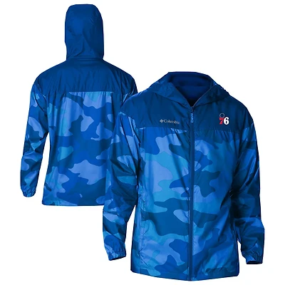 Columbia Philadelphia 76ers Flash Challenger Windbreaker Jacket