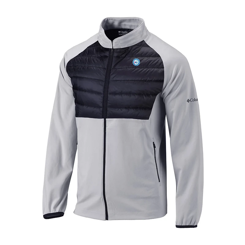 Columbia Philadelphia 76ers Omni-Wick The Element Full-Zip Jacket