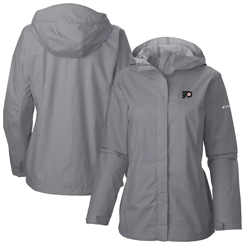 Columbia Philadelphia Flyers Arcadia Omni-Tech Full-Zip Hooded Rain Jacket