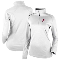 Columbia Philadelphia Phillies Cooperstown Collection Shotgun 20 Omni-Wick Quarter-Zip Top