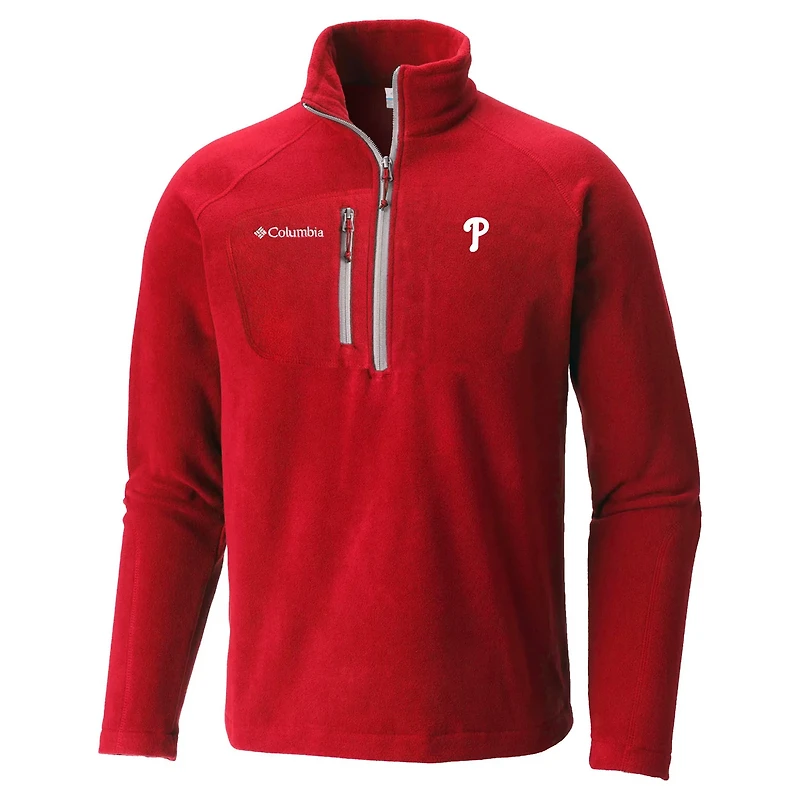 Columbia Philadelphia Phillies Fast Trek III Half-Zip Fleece Pullover