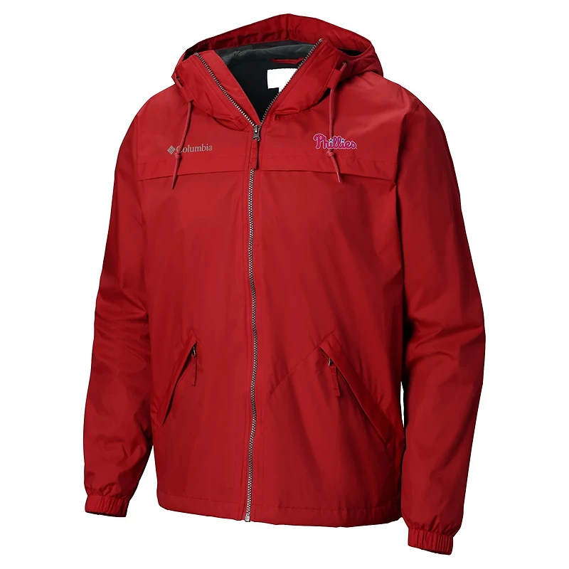 Columbia Philadelphia Phillies Oroville Creek Lined Full-Zip Jacket