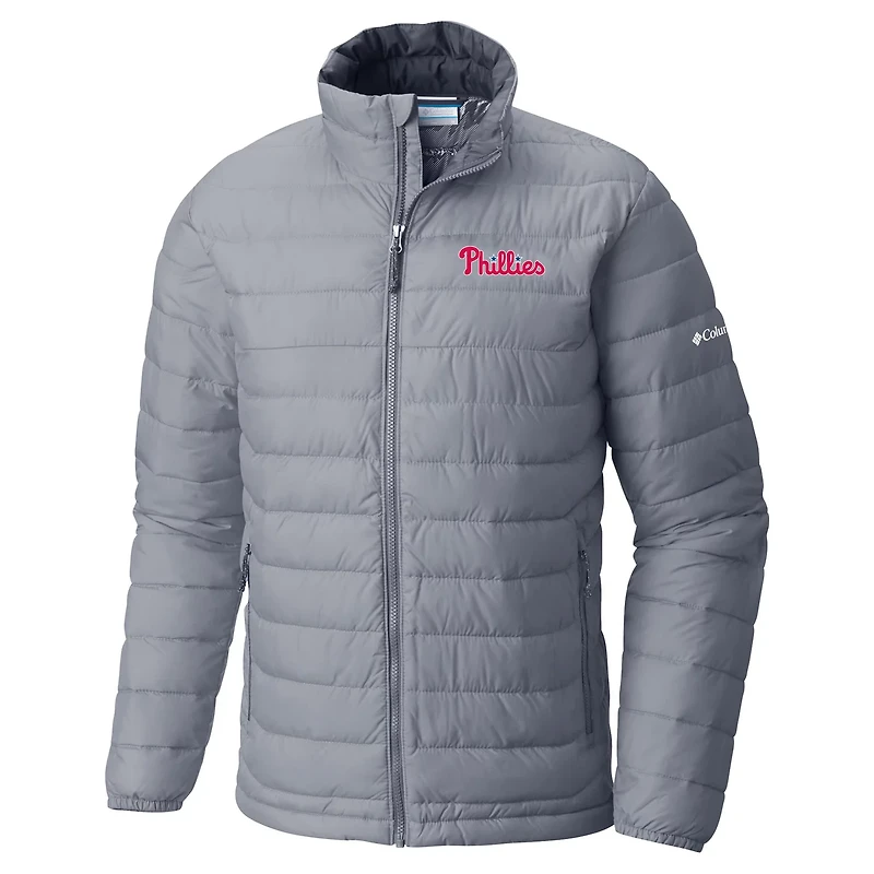 Columbia Philadelphia Phillies Powder Lite Omni-Heat Reflective Full-Zip Jacket