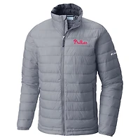 Columbia Philadelphia Phillies Powder Lite Omni-Heat Reflective Full-Zip Jacket
