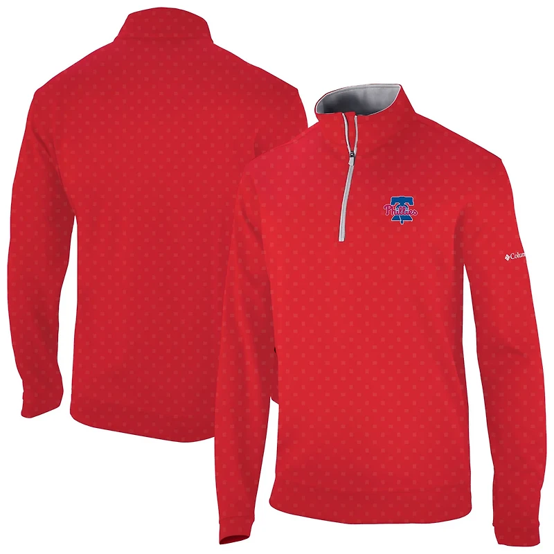 Columbia Philadelphia Phillies Wickham Hills Omni-Wick Quarter-Zip Jacket
