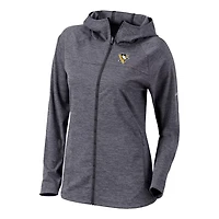 Columbia Pittsburgh Penguins Half Shot Omni-Wick Raglan Full-Zip Hoodie