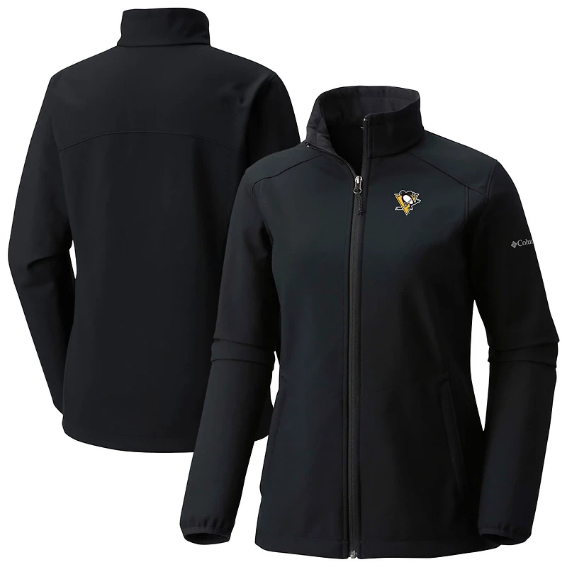 Columbia Pittsburgh Penguins Kruser Ridge III Omni-Shield Softshell Full-Zip Jacket