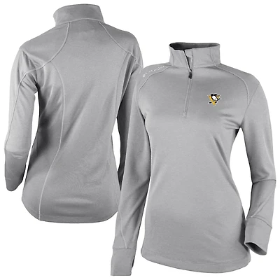 Columbia Pittsburgh Penguins Shotgun Omni-Wick 20 Raglan Quarter-Zip Top