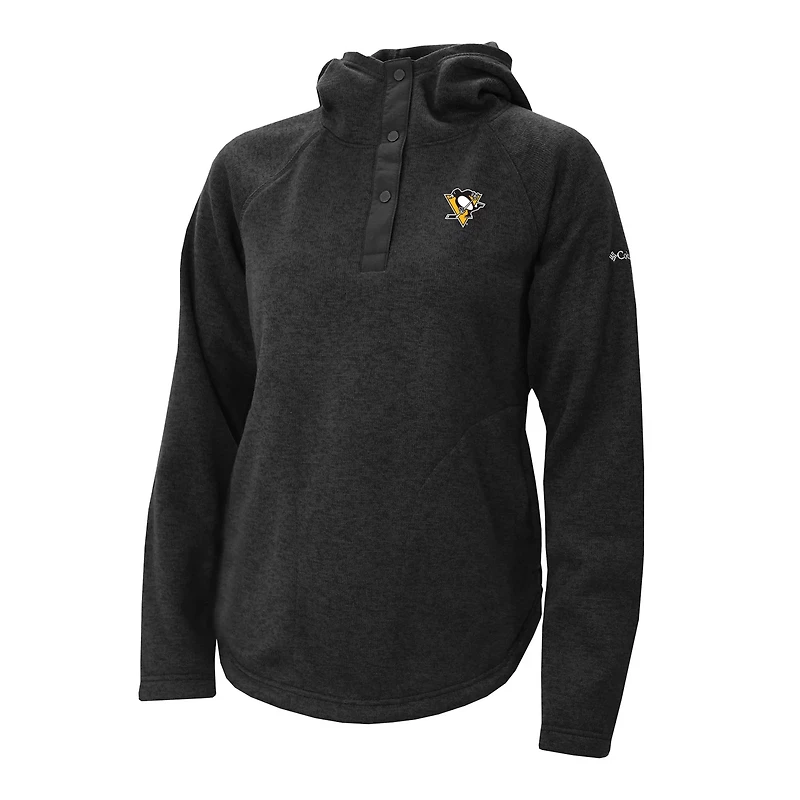 Columbia Pittsburgh Penguins Sweater Weather Quarter-Snap Hoodie