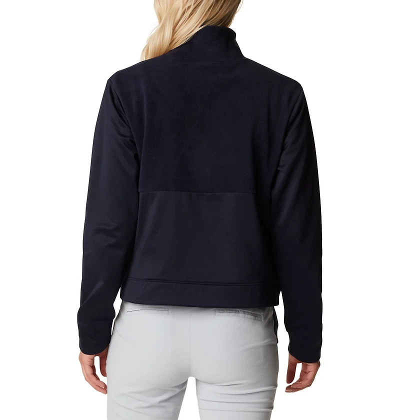 Columbia Portland Trail Blazers Omni-Wick Cropped River Fleece Full-Zip Jacket